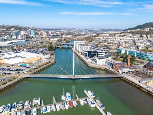 istock The Sail Bridge Swansea 2206230280
