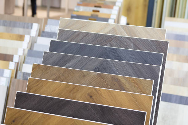 istock Samples of modern flooring in the showroom 2206230286