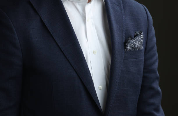 istock Torso of businessman in a suit with copy space 2206234230