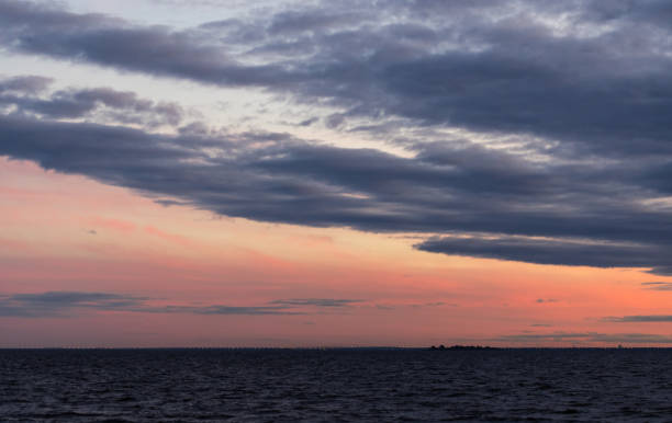 istock Marvelous view of a tranquil sea horizon during sunset 2206241340