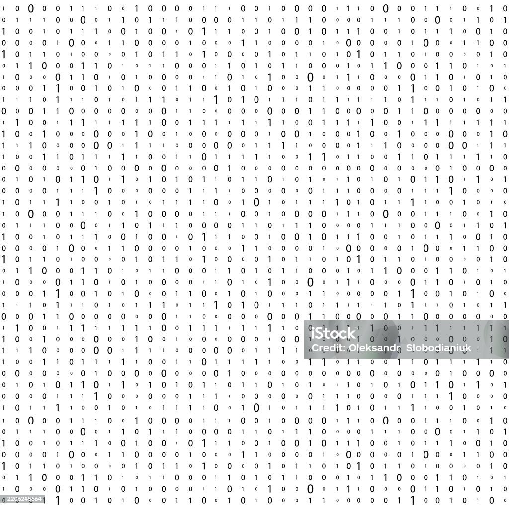 Matrix Background Computer Matrix Numbers On The Screen Binary Code ...
