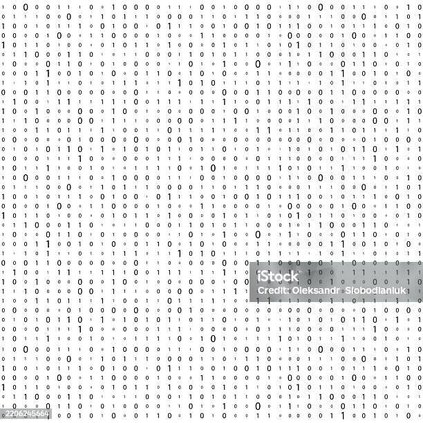 Matrix Background Computer Matrix Numbers On The Screen Binary Code ...