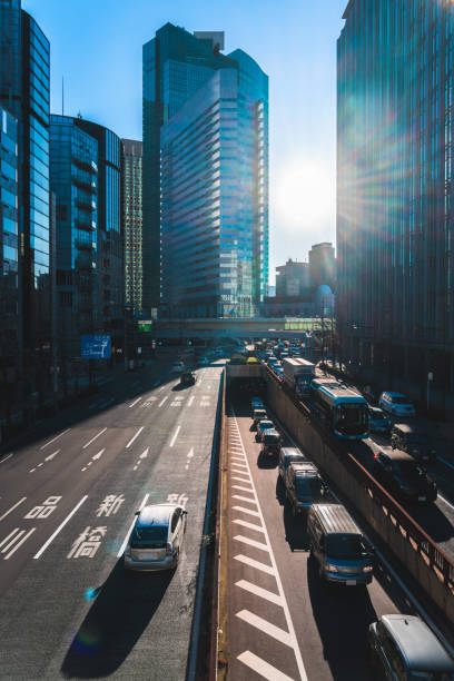 istock Traffic jam in tokyo during a sunny day 2206248339