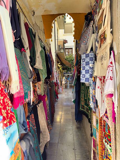 istock Narrow street in Granada Spain 2206248682