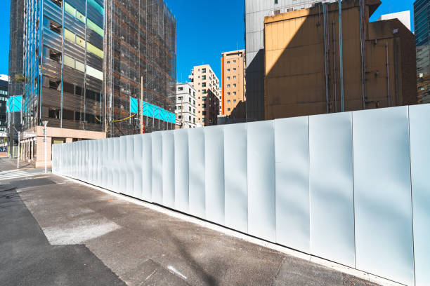 istock Construction Site Fence in Tokyo 2206256914