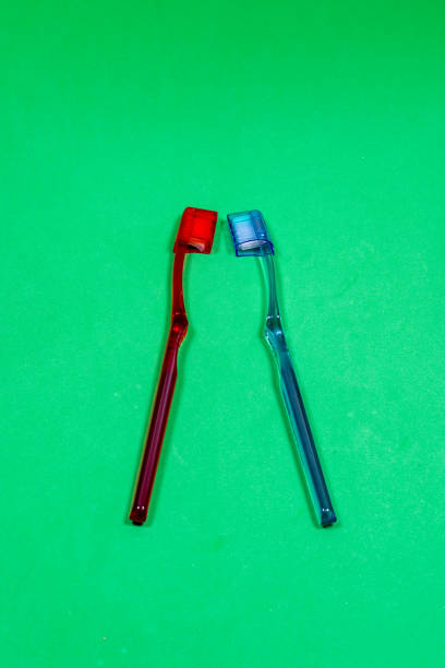 close-up of a toothbrush with toothpaste on it