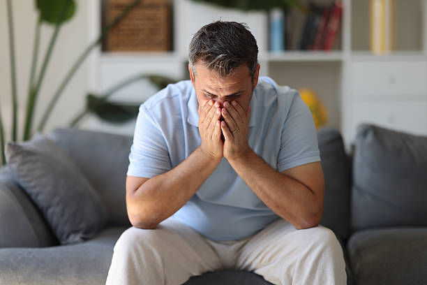istock Pensive lost in thoughts suffering from depression 2206259874