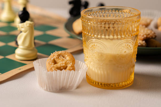 istock Enjoying milk and cookies during chess game night 2206260851