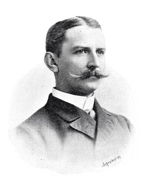 istock Portrait of a German official with mustache 2206265183