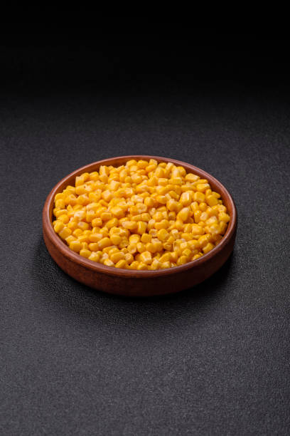 istock Sweet yellow canned corn in bowl 2206266347