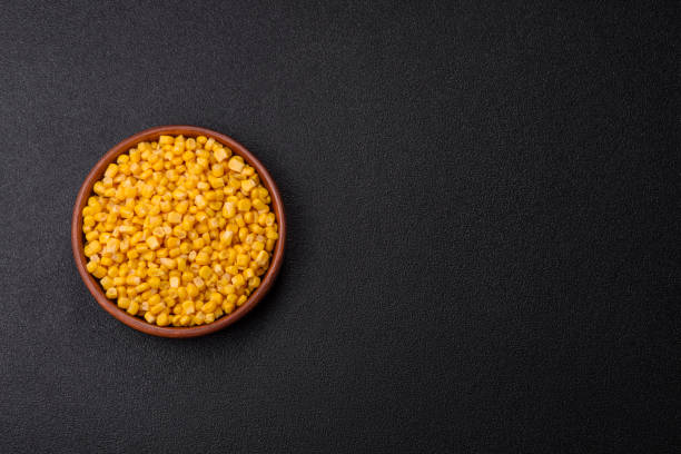 istock Sweet yellow canned corn in bowl 2206266350