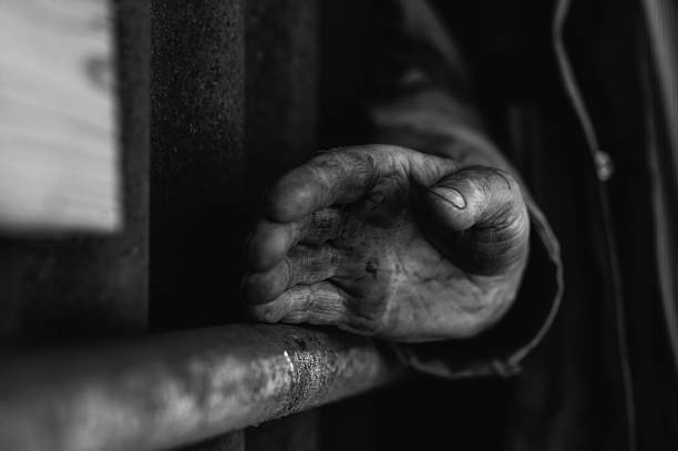 istock The palm of a man's hand 2206276673