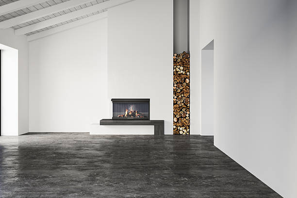 Interior view of a modern house in Mexico