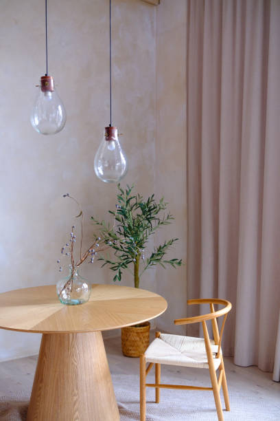 istock Rustic Willow Branches in Glass Vase on Wooden Table 2206294686