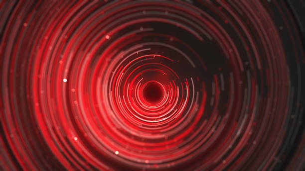 istock Abstract Circular Radial Lines 2206296758