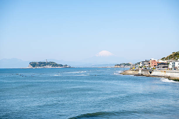 istock Seascape Photo (Mt. Fuji from Shonan Fujisawa) 2206298484