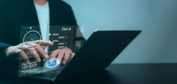 istock AI network of brain on business analysis, Intelligence artificial futuristic and technology development, Software for chat with AI, Businessman using the AI chat system to find answers to questions. 2206304882