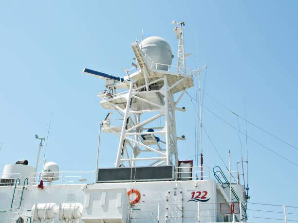 Navy warship Radar mast