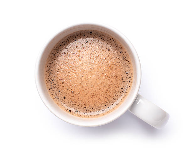 istock Cup of coffee top view 2206316292