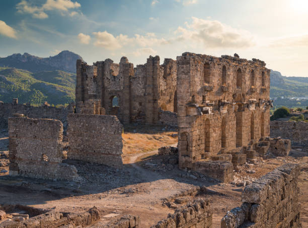 istock Aspendos ancient city ruins in Antalya 2206323797