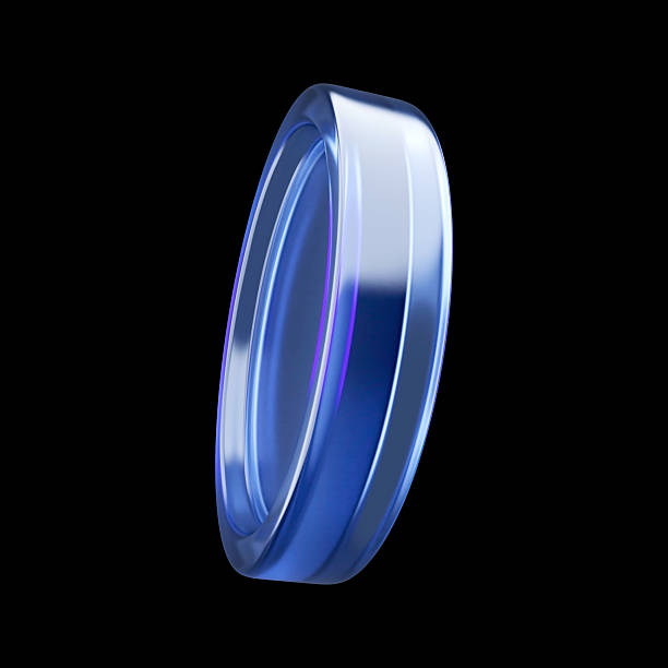 Blue Purple Plastic Money Coin Shine Material Medal 3D Realistic Render featuring Blank Surface isolate Currency Symbol for Finance Investment Treasure for Digital Asset and Economic Wealth concepts