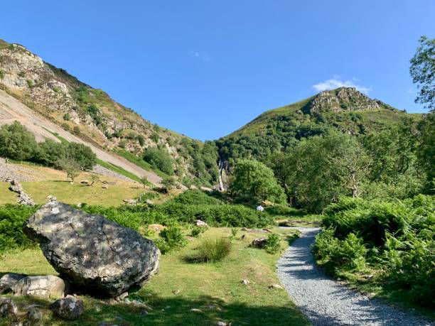 istock Valley floor pathway leading up the mountain 2206334358