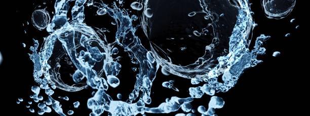istock 3d illustration of abstract splashing water 2206342049