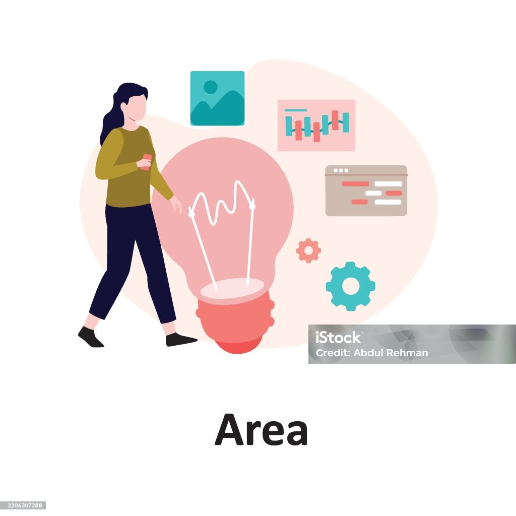 Area Vector Picture Area Vector Illustration Which Can Easily Modify Or Edit Stock ...