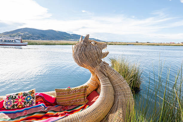 istock Traditional Reed Boat on Lake Titicaca 2206350366