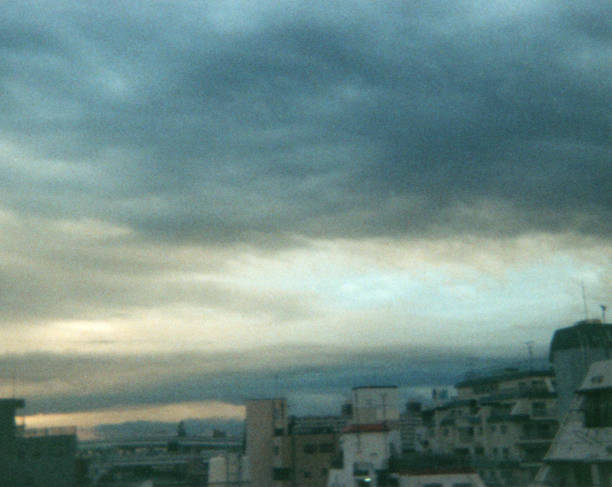Photography with 110 film Cloudy sky