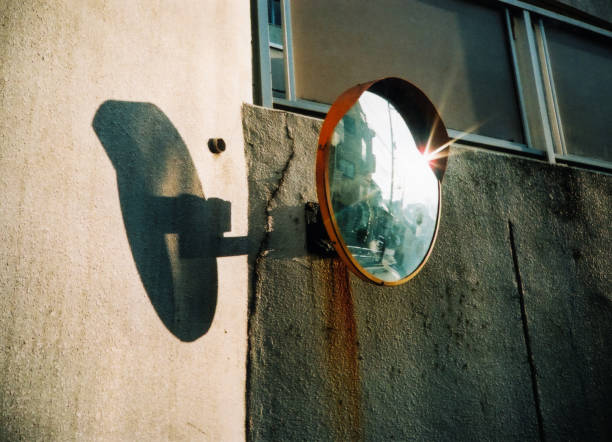Curved mirror film photo