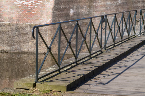 Tree branch over the Amstel river bridge