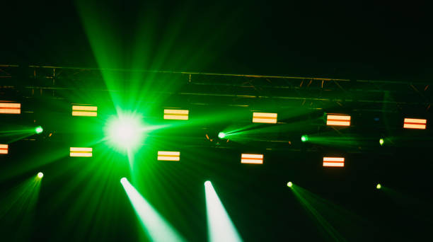 istock Innovative Dynamic Green Stage Lighting Effects Designed for Various Events and Concerts 2206362993