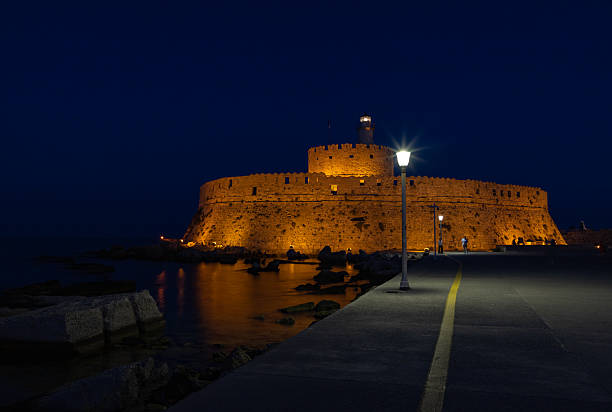 istock Saint Nicholas Fortress at Night 2206370623