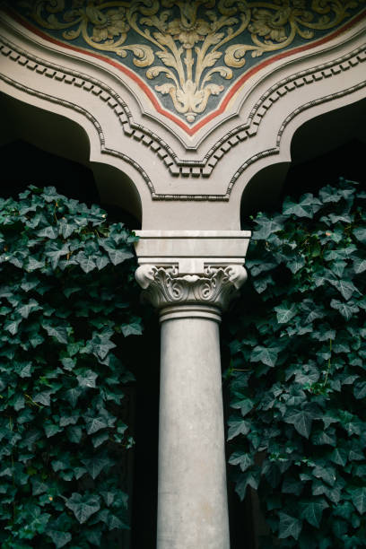 istock Columns Details In Stavropoleos Monastery 2206375386