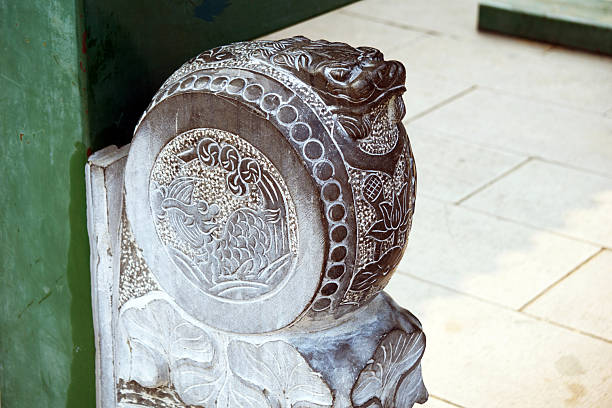The ancient Chinese stone carving