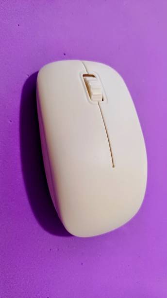istock Close-up of Computer Mouse on magenta background. Click Concept, Wireless Technology, PC Computer Mouse 2206380224