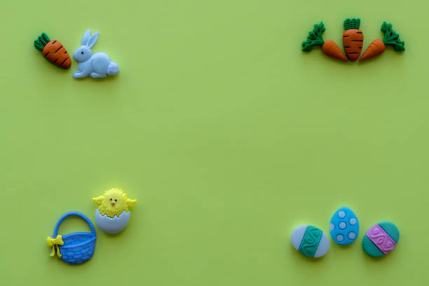 A festive Easter-themed image featuring symbolic holiday elements. Ideal for seasonal greetings, decorations, and creative projects.
