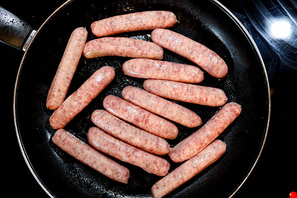 Grilled sausages