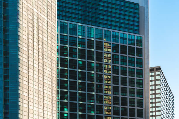 Modern Office Buildings in Shiodome, Tokyo