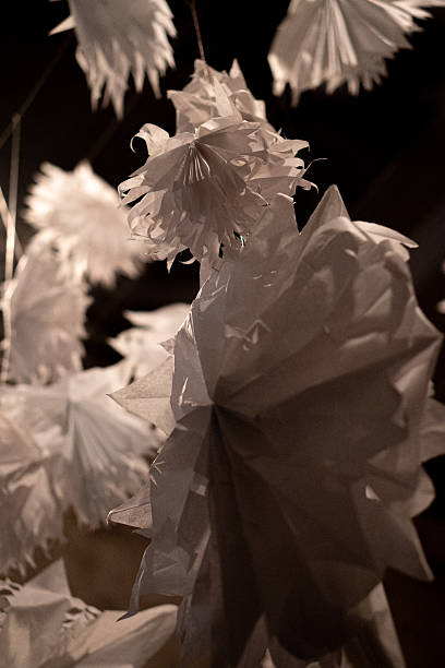 istock Hanging paper decorations creating a festive atmosphere in merida 2206390418