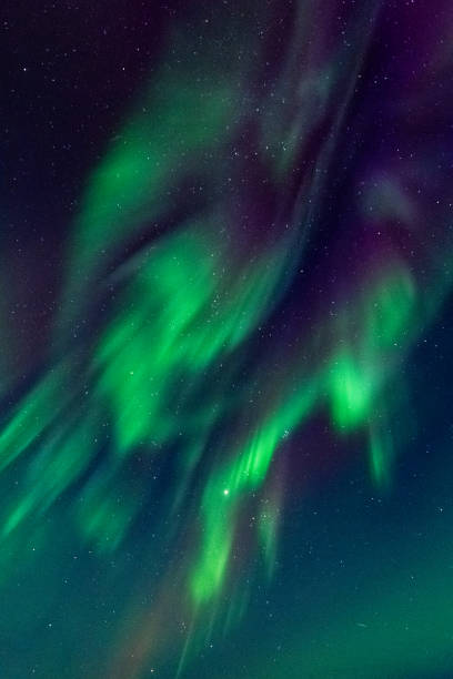 istock Aurora Borealis over Island 2206397516