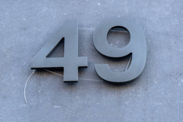 istock Close Up House Number 49 2206399905