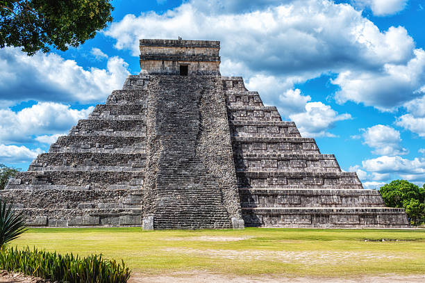istock Mayan Temple pyramid of Kukulkan, - Chichen Itza. 2206401441
