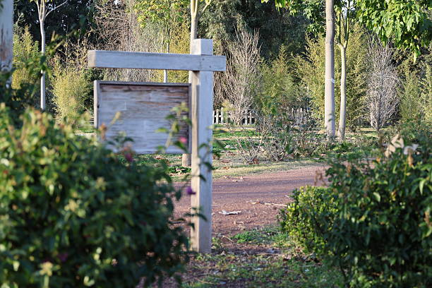 istock Wooden sign outdoors 2206406249