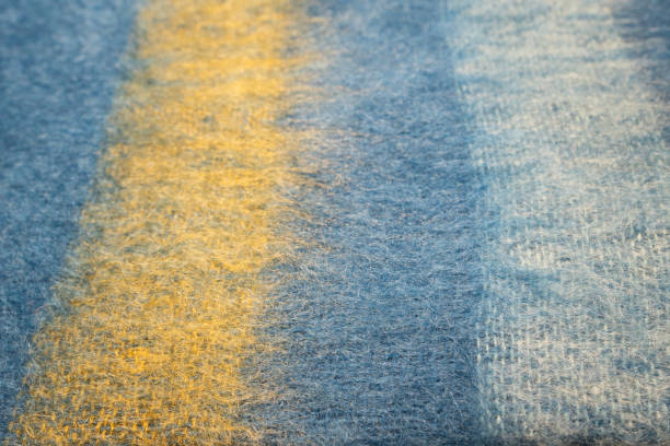Angora goat soft Mohair blanket, Provence, France