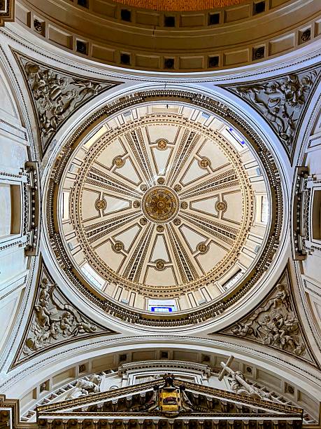 istock Valencia Cathedral Dome with Ornate Details 2206411323