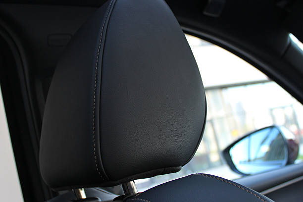 istock Active Headrest Design With Integrated Passive Safety Elements In A Premium Car Closeup View 2206413119