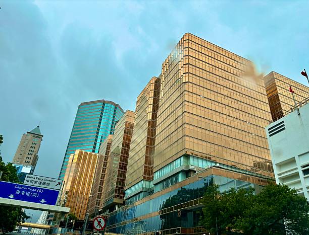 istock Golden Building in Hong Kong 2206426165