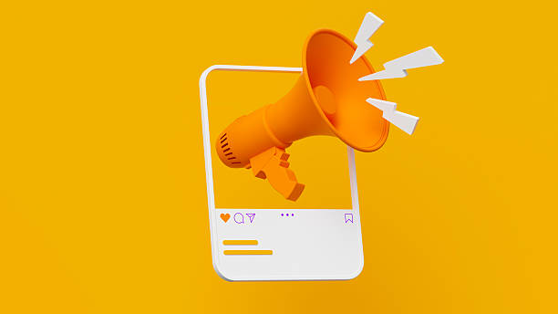 Social Media Announcement Megaphone Icon
